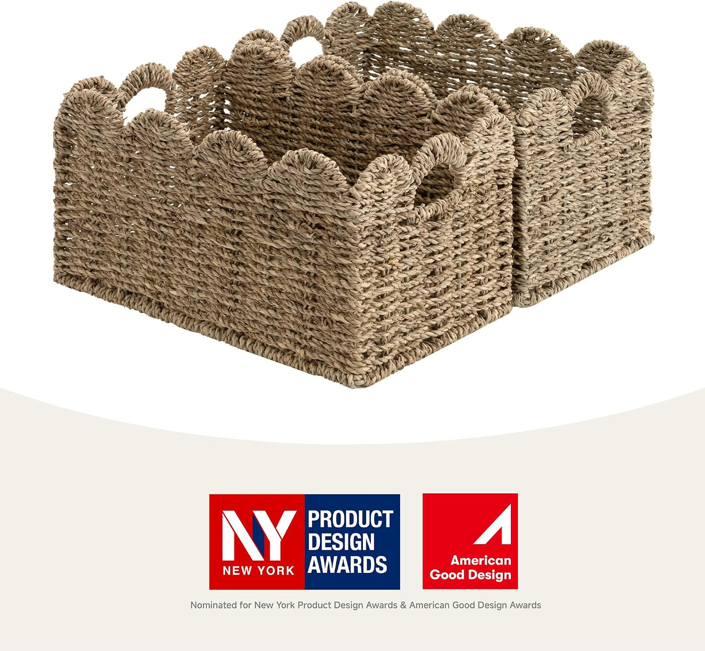 Hand-woven Rattan Baskets / Seagrass