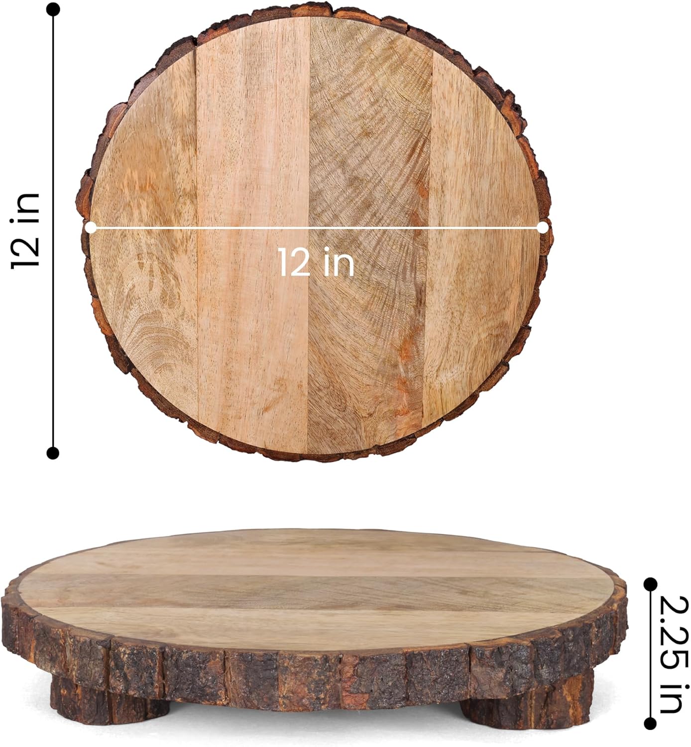 Mango Wood Pedestal Stand
