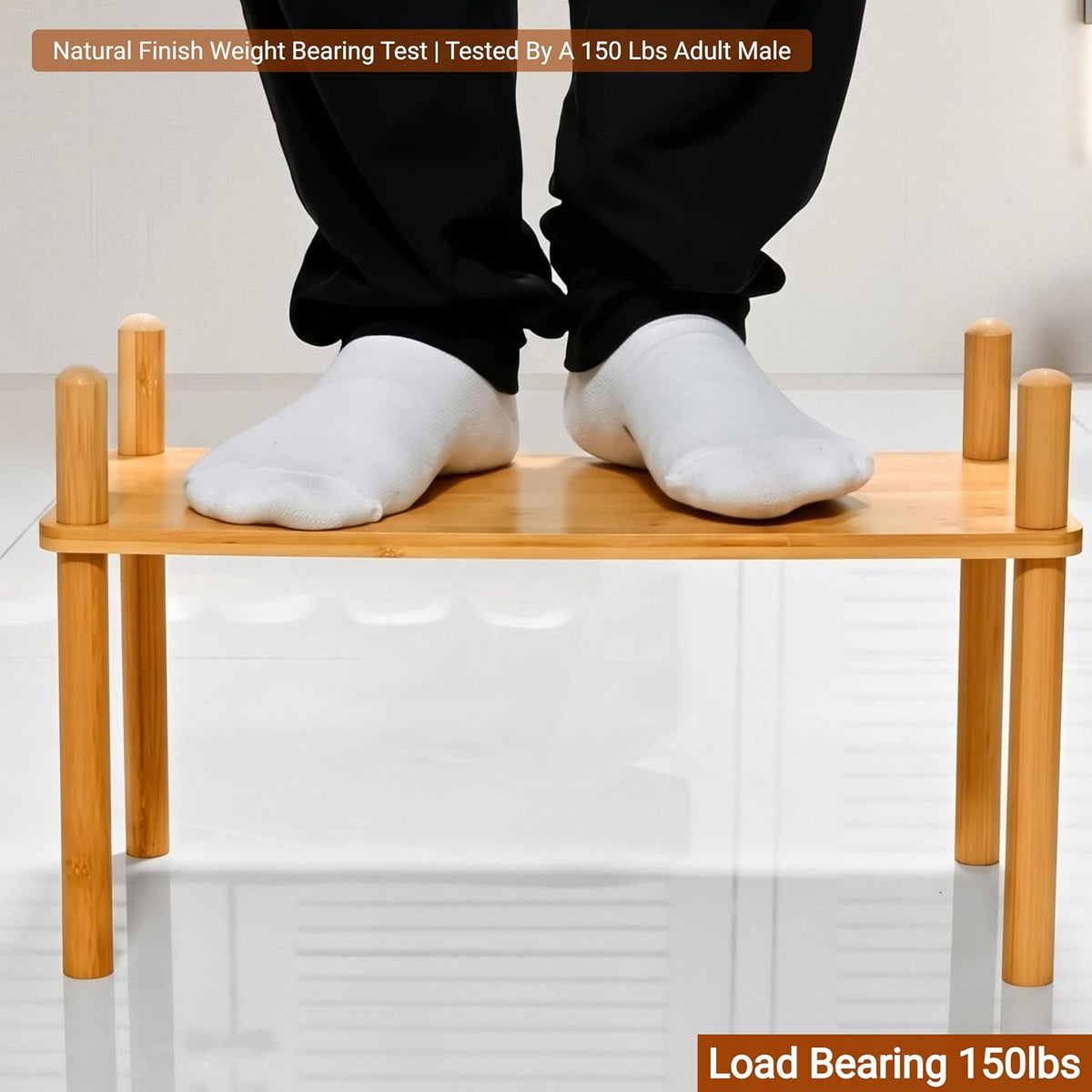 3-Tier Bamboo Coffee Bar Organizer,Coffee Bar Accessories, Mul-tifunctional Wooden Beaded Coffee Station Countertop