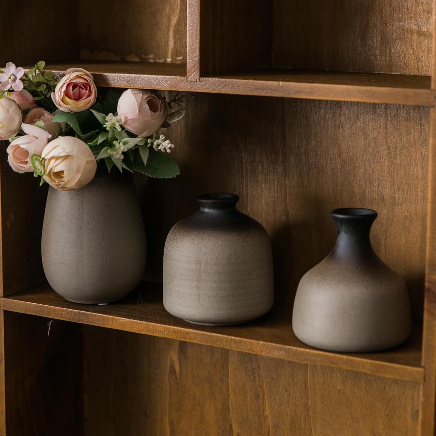 Rustic Bud Vase / Rust / Set of 11