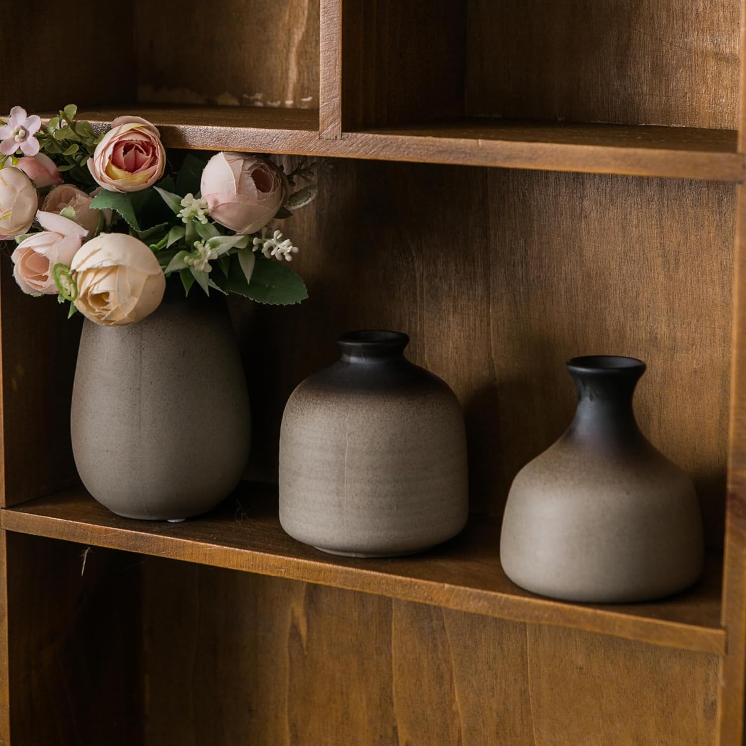Rustic Bud Vase / Rust / Set of 11