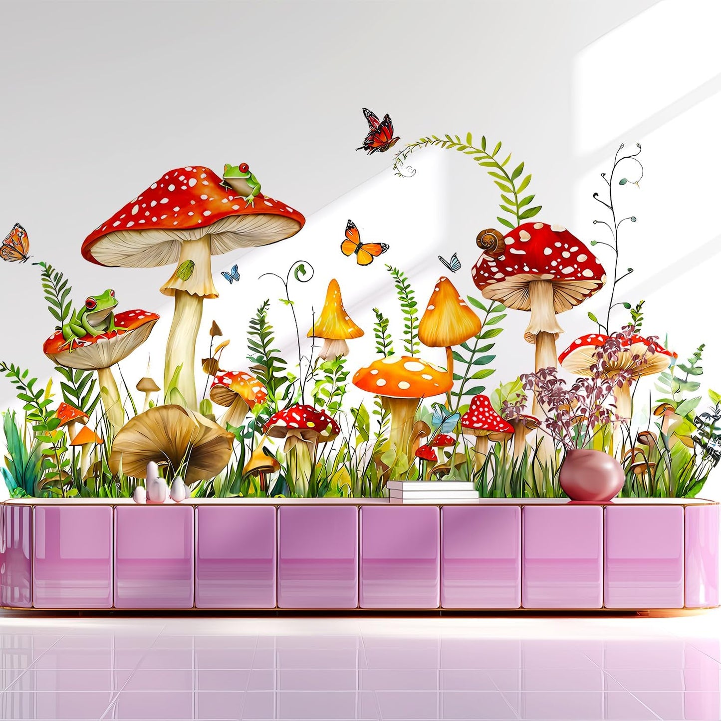Mushroom Wall Decals Peel and Stick / Mushroom