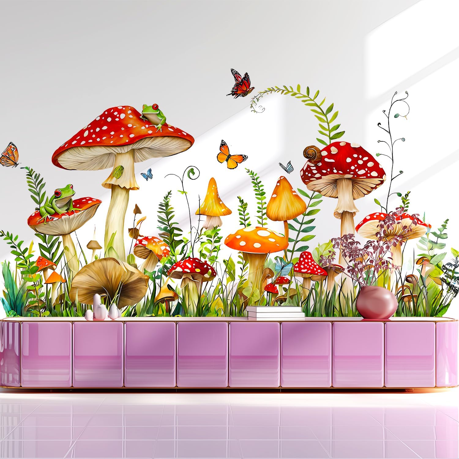Mushroom Wall Decals Peel and Stick / Mushroom