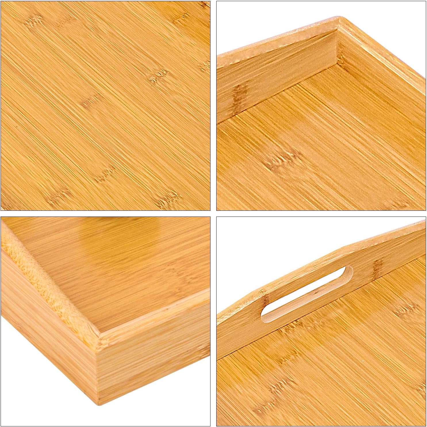 Wooden Serving Trays / 16 x 11.6 / Set of 3