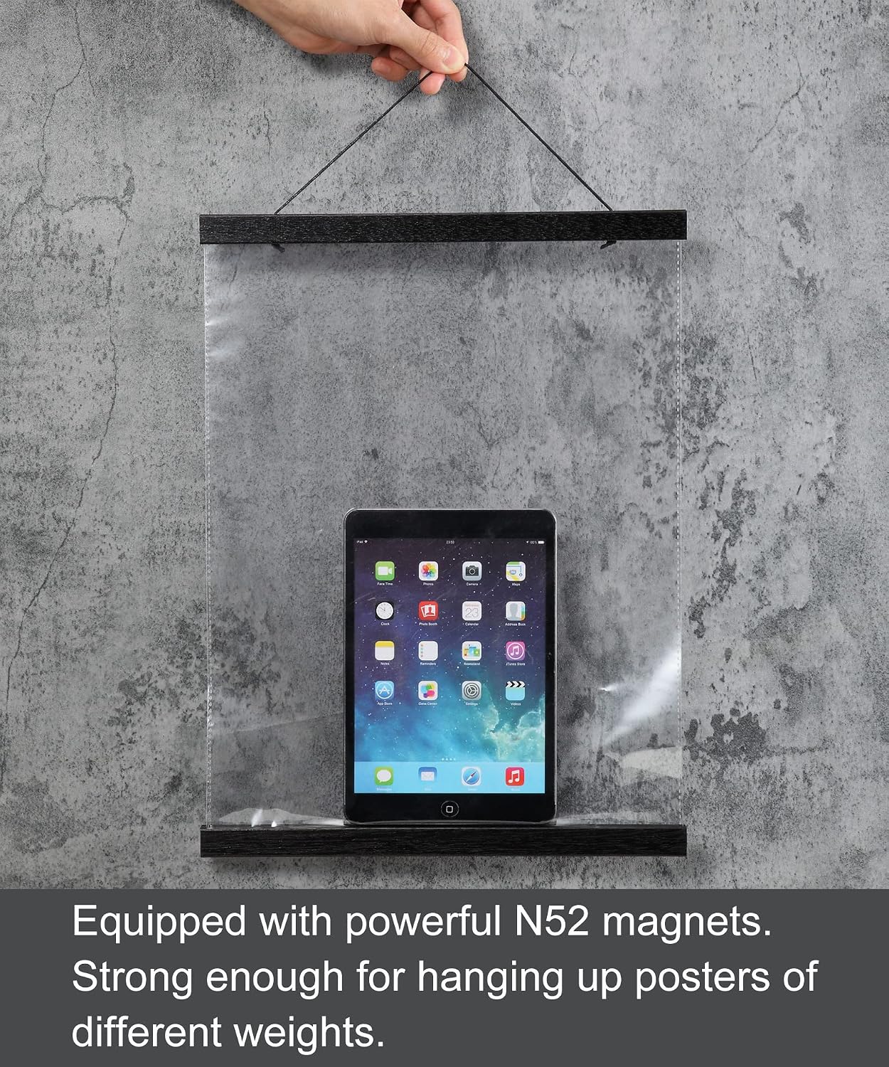 FALAMON 3 Pack Magnetic Poster Hanger Frame, 20x24 20x28 20x30 Magnet Poster Frame for Posters, Prints, Photos