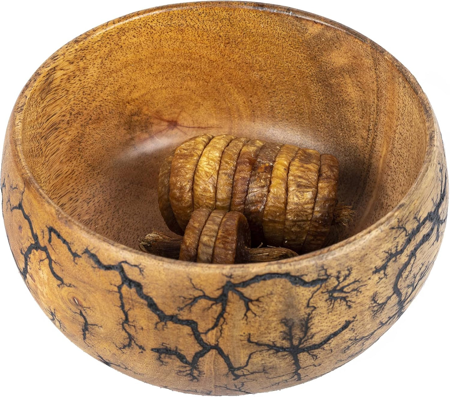 Fractal Burn Wood Bowl