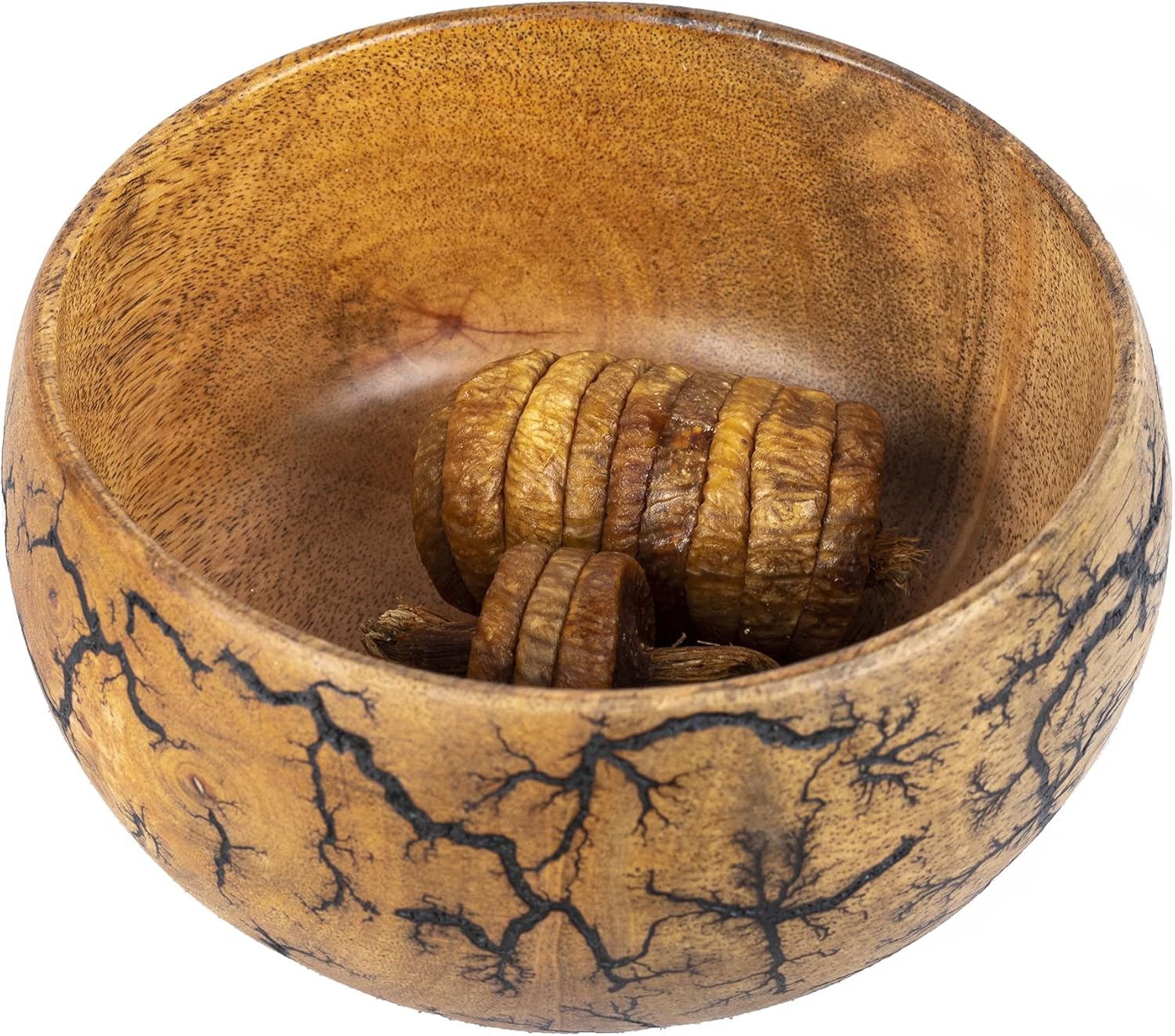 Fractal Burn Wood Bowl