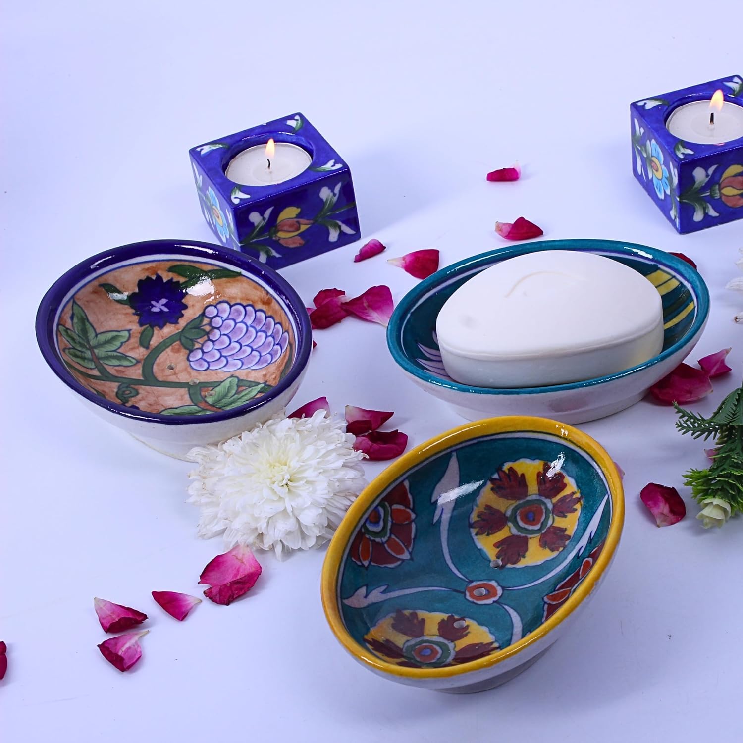 Handmade Ceramic Soap Holder / Beige