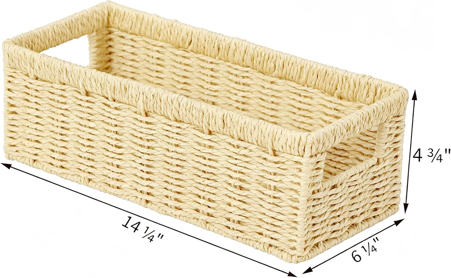 Wicker Baskets / Wicker Storage Basket / Paper Rope