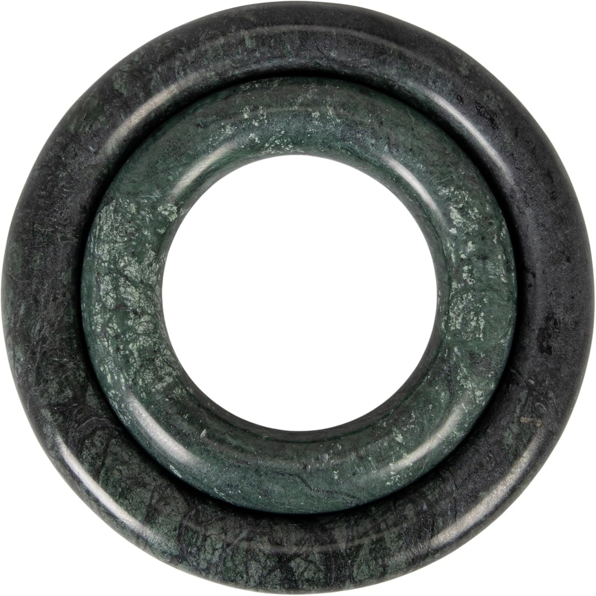 Creative Co-Op Green Marble Trivets, Set of 2