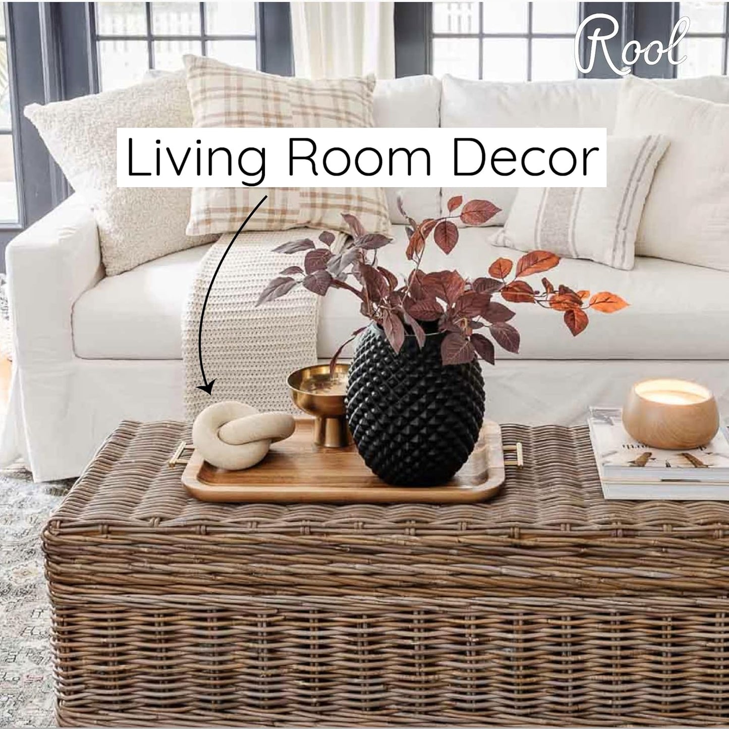 Coffee Table Decor Book Shelf Decor Accents Home Decor Console Table Decorative Items Living / Beige