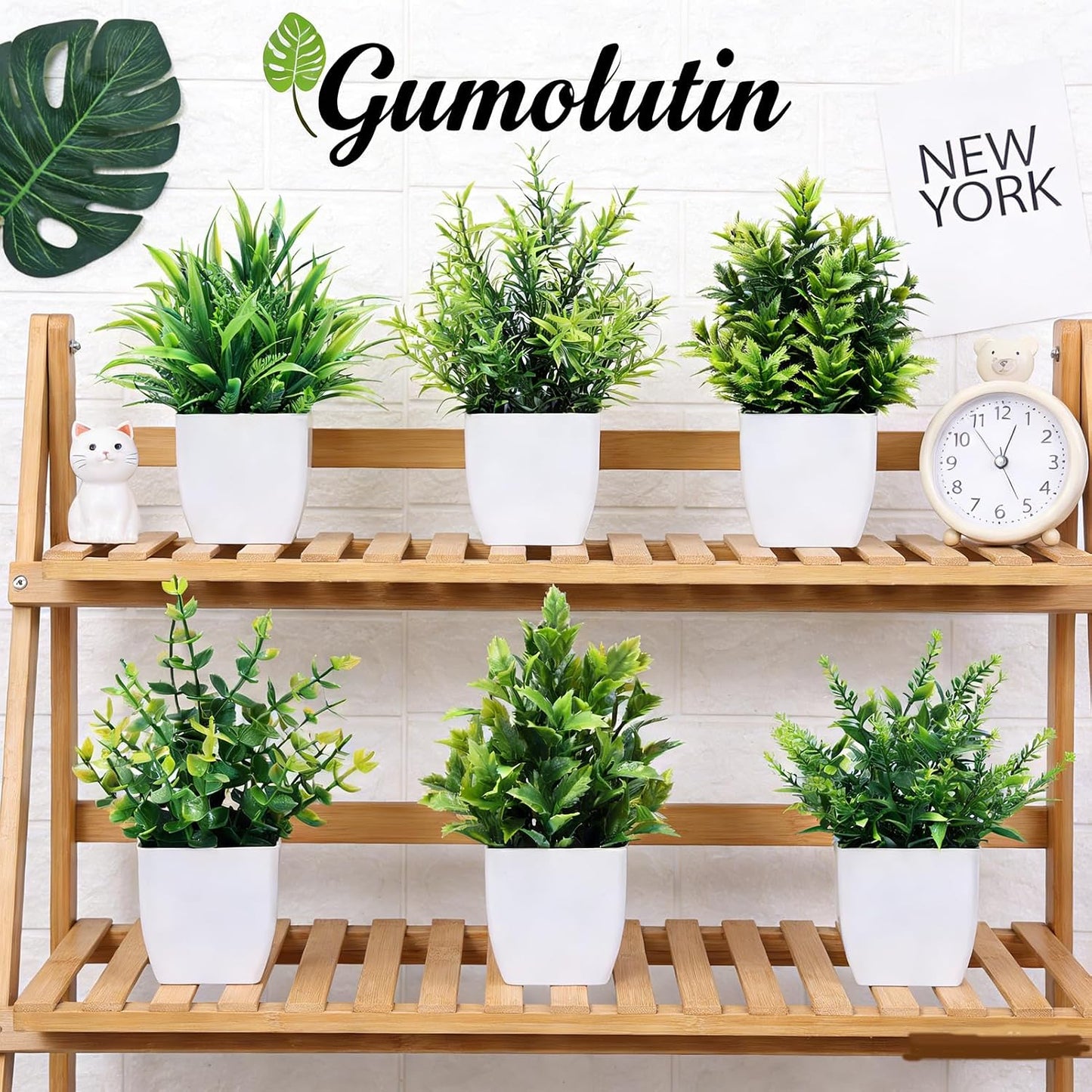Mini Artificial Plants / Set of 6