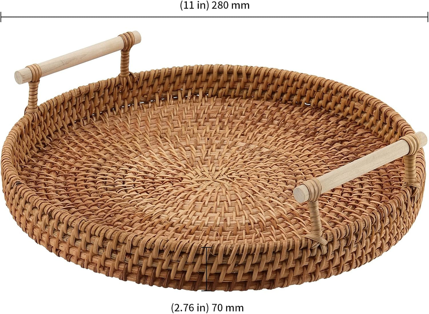 Woven Bread Tray / Set of 2