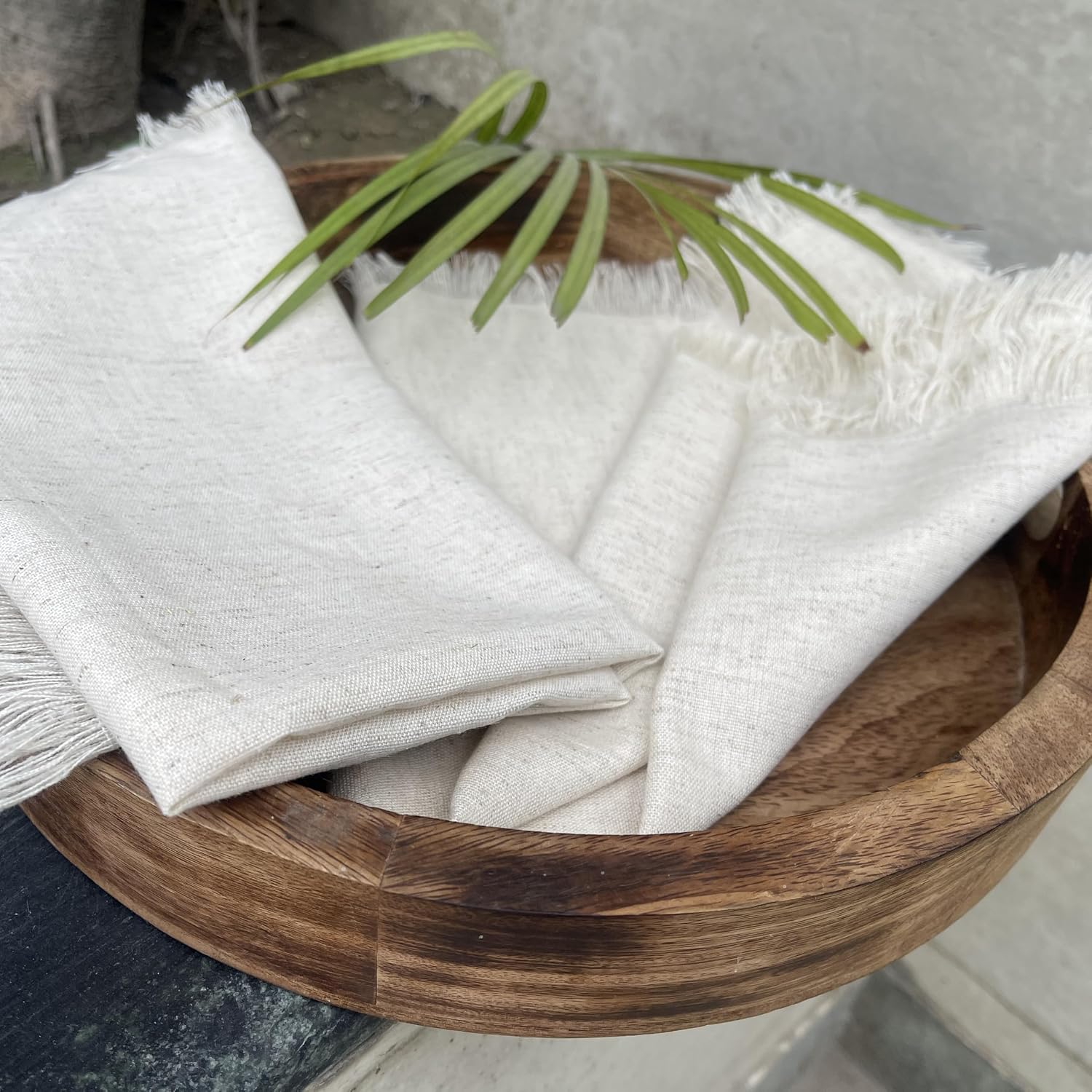 Bedding Craft Cotton Cloth Napkins, Aqua, 18x18, Set of 12 | Durable cotton, hemstitched mitered corners, machine