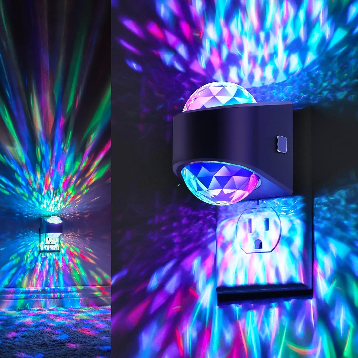 Briignite Night Lights Plug into Wall, Star Projector Night Light for Kids