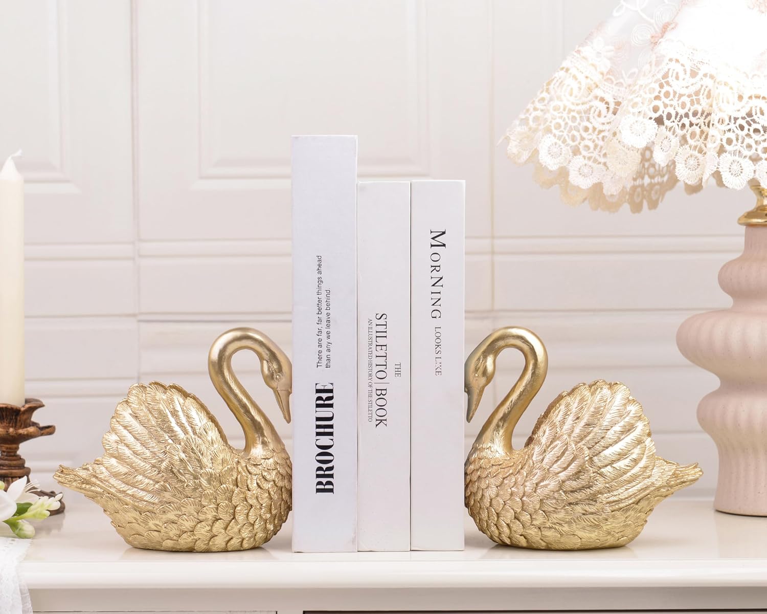 Resin Book Ends / Gold