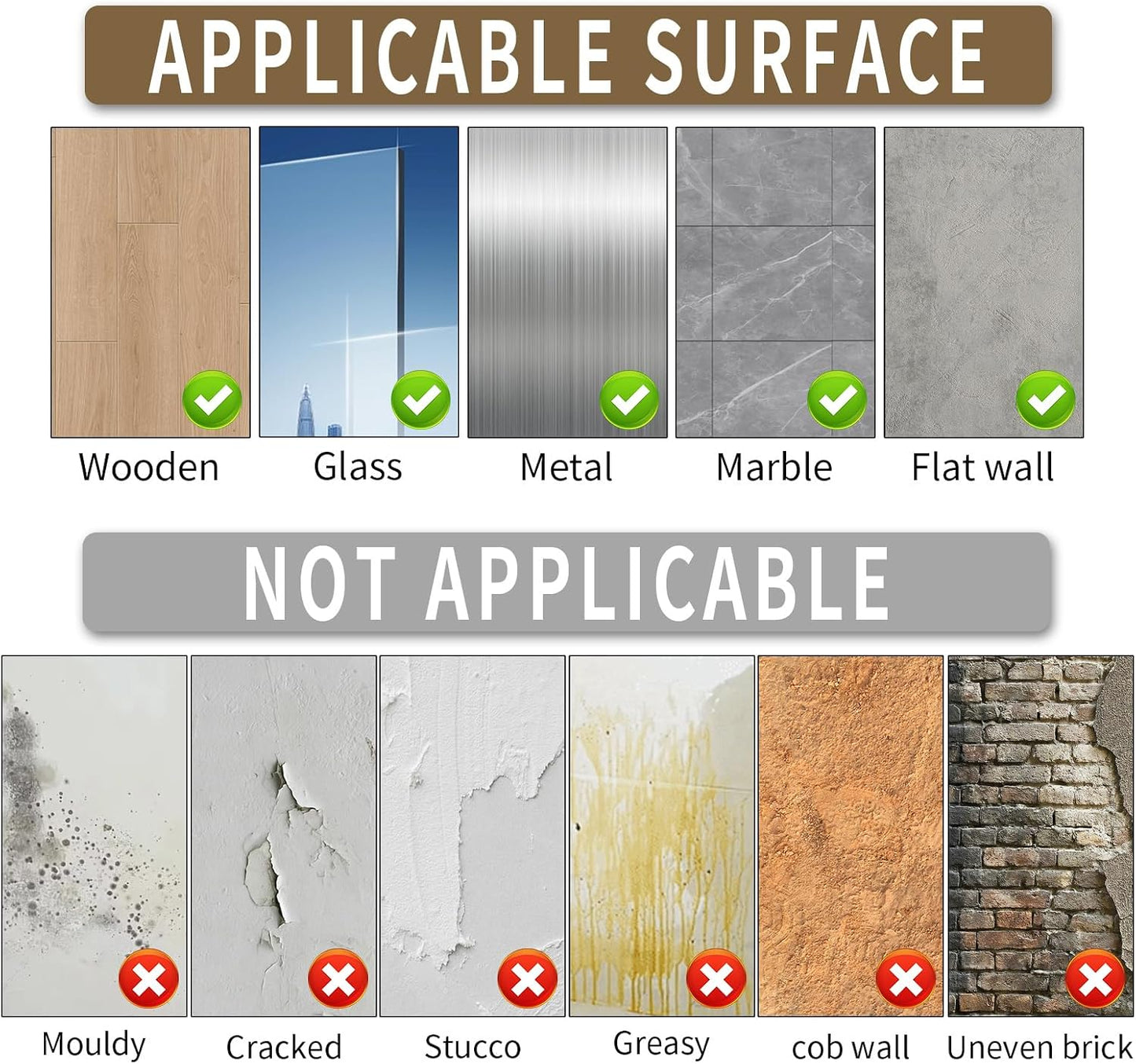 10 Sheets Peel and Stick Backsplash / 12 x 12