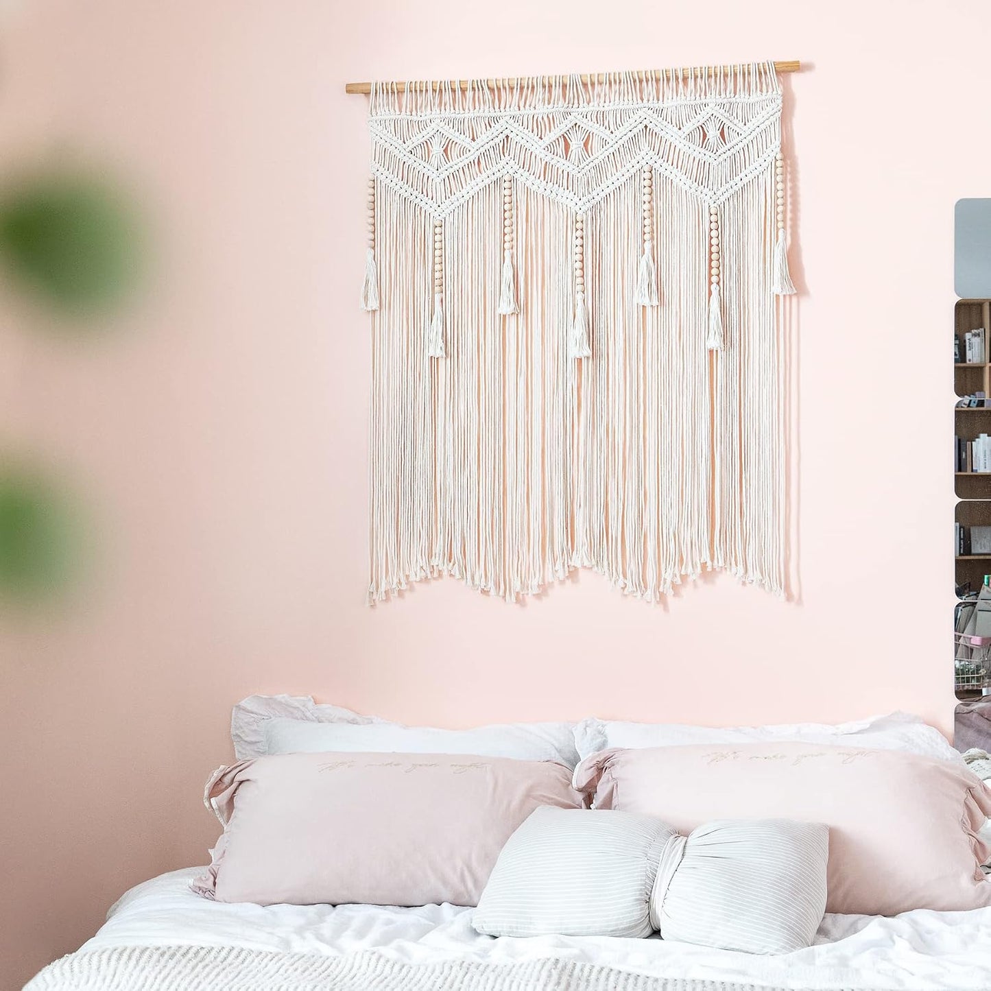 Macrame Wall Hanging Large Boho Decor Woven Wall Tapestry Chic Art Tassel Christmas Decoration