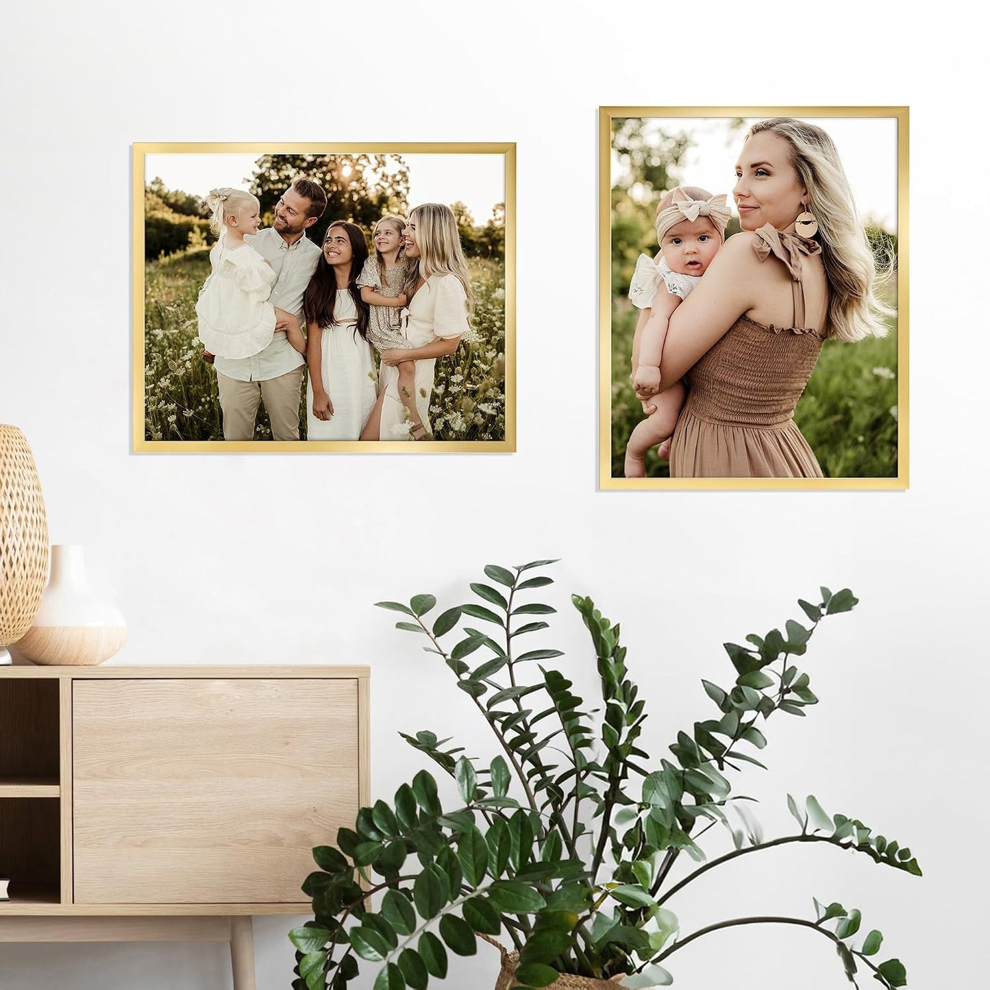 Giftgarden 16x20 Picture Frame Gold, 16 by 20 Thin Poster Photo Frame for Wall Display, Single