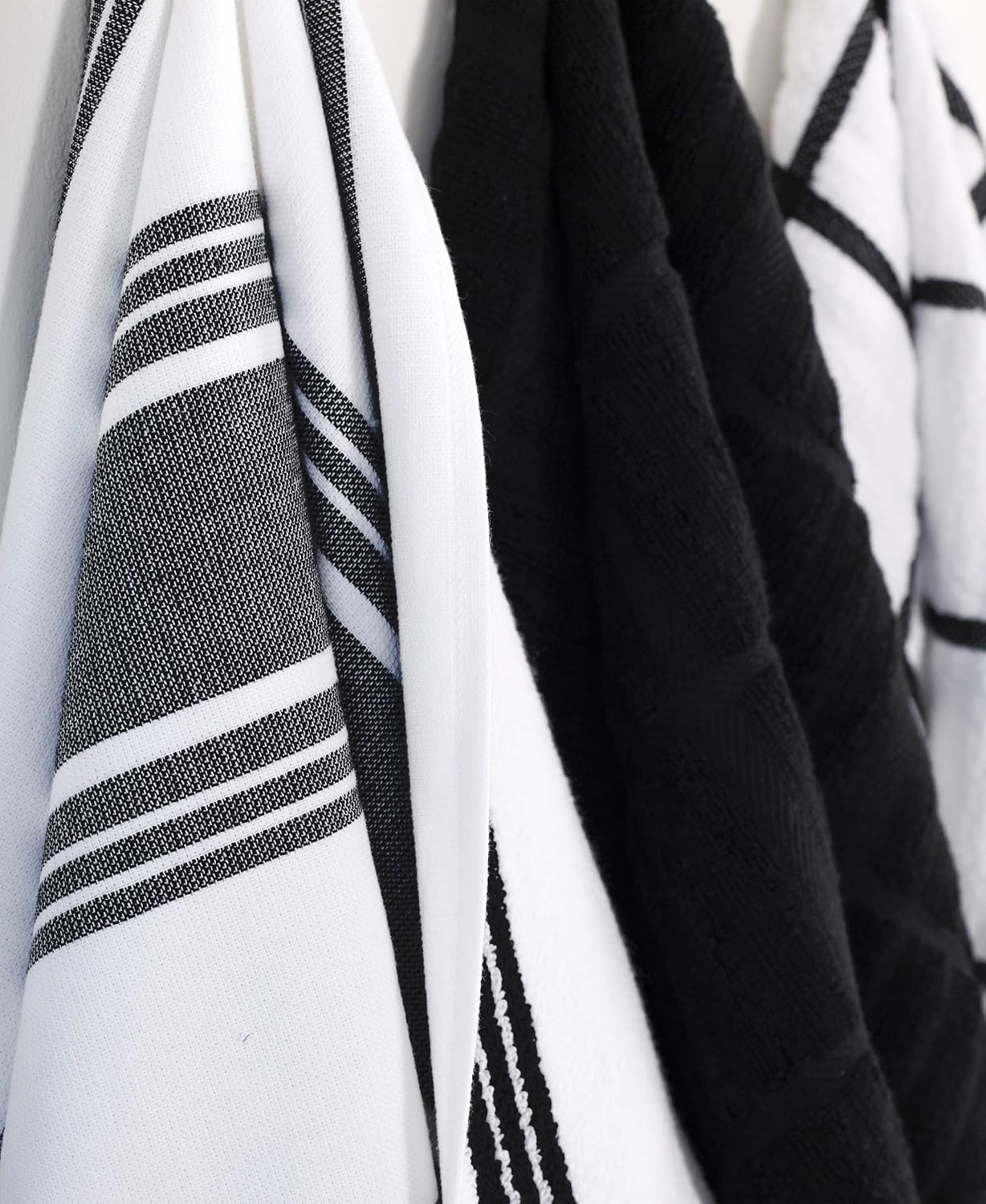 All-Clad Dual-Purpose Kitchen Towels: Highly Absorbent - 100% Cotton, 17"x30" Dish Towels for Cleaning & Drying Dishes