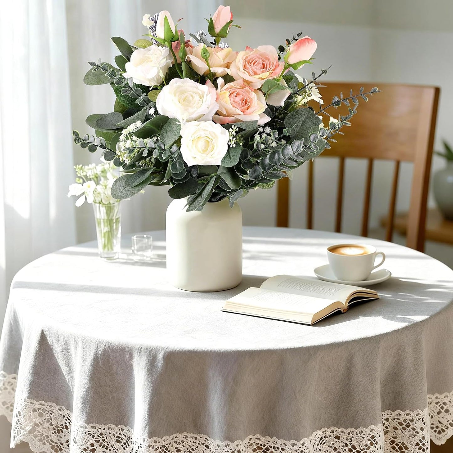 Eucalyptus Stems Artificial Flowers / Set of 120