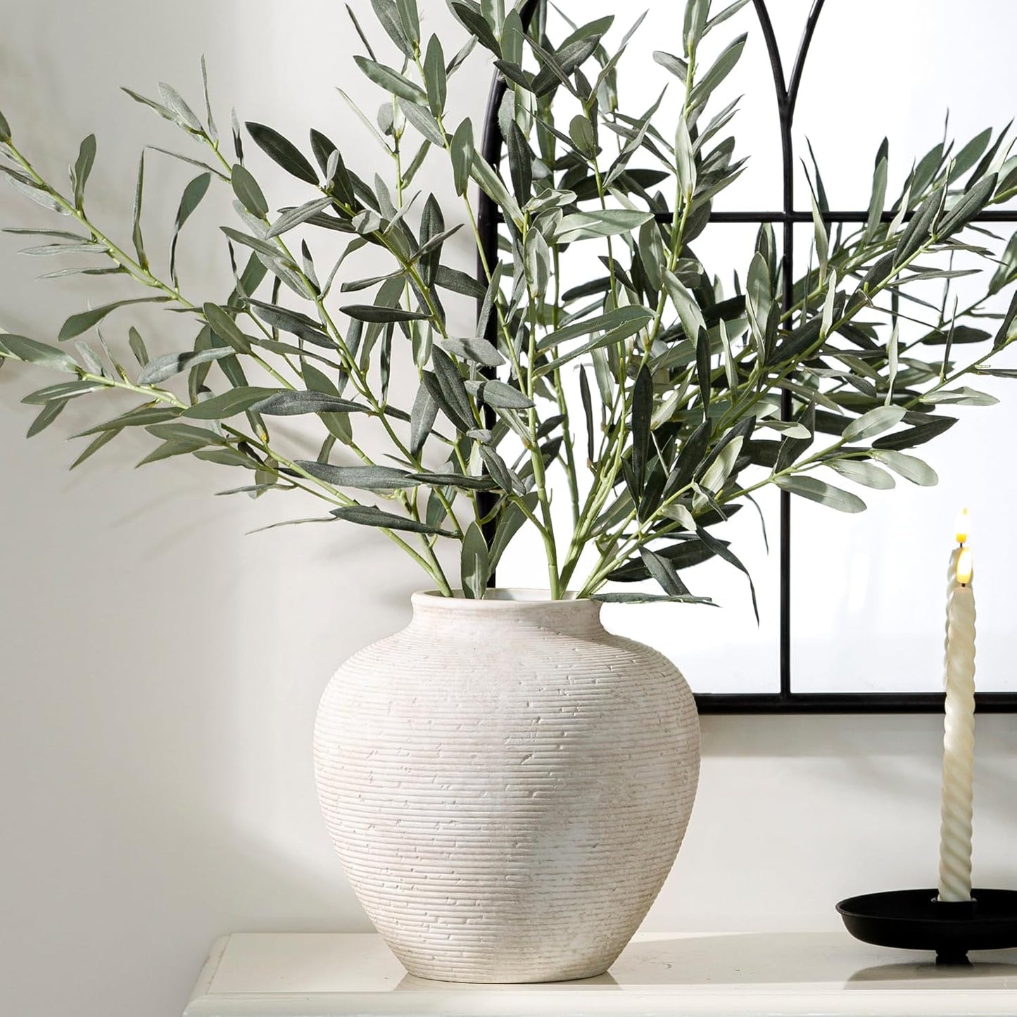 Ceramic Flower Vase Home Decor / Rustic-10
