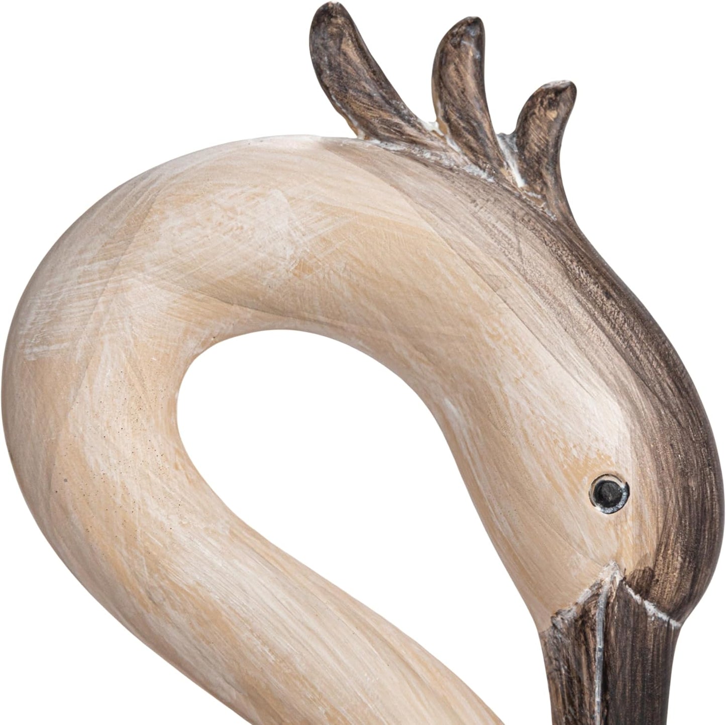 Resin Heron Bookends / Cream