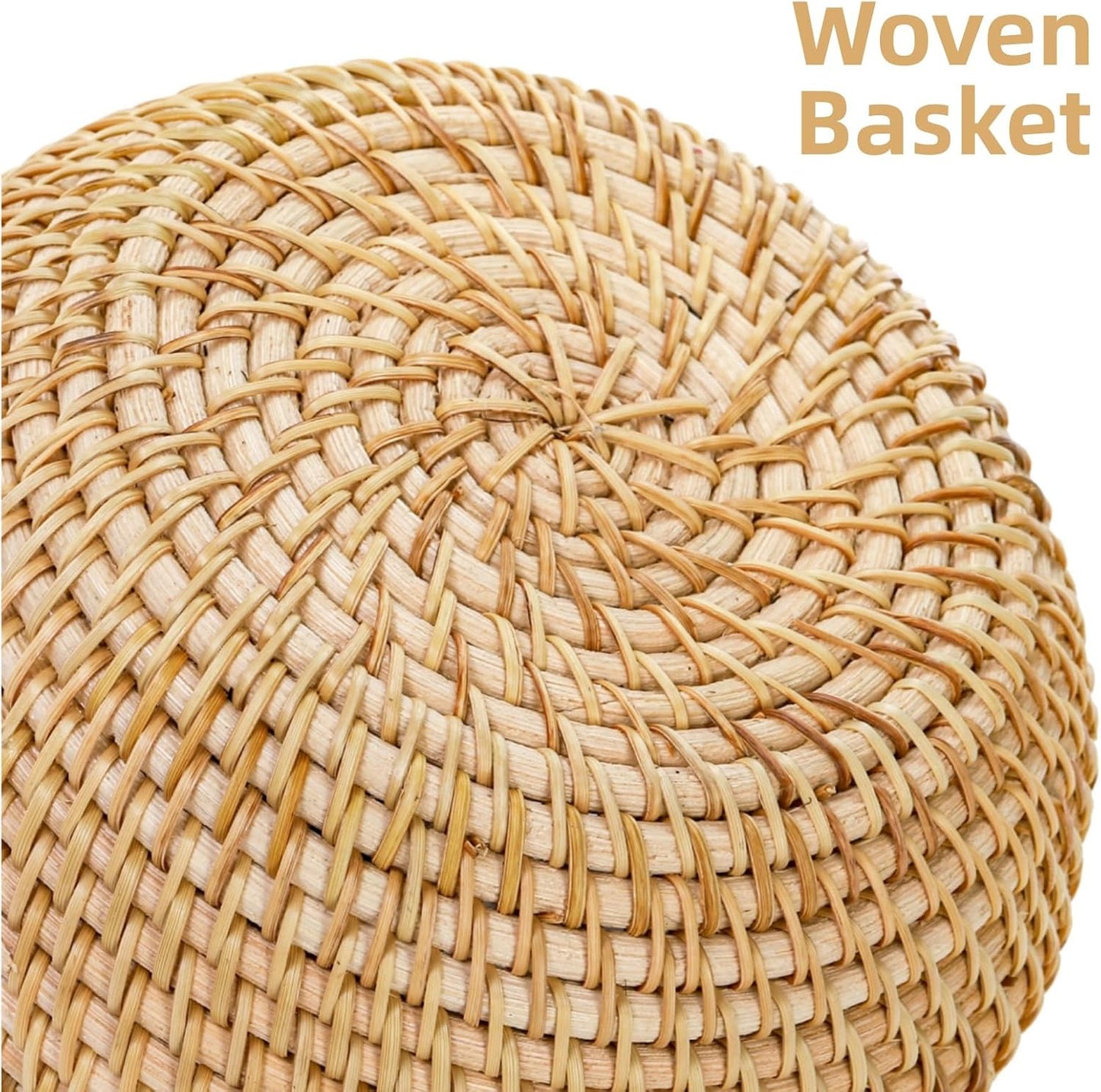 Small Rattan Basket Box