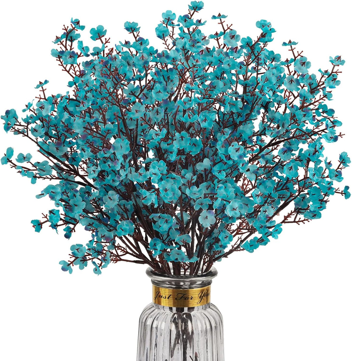 DuHouse 6pcs Artificial Flowers Faux Silk Pompon Mum Chrysanthemum Ball