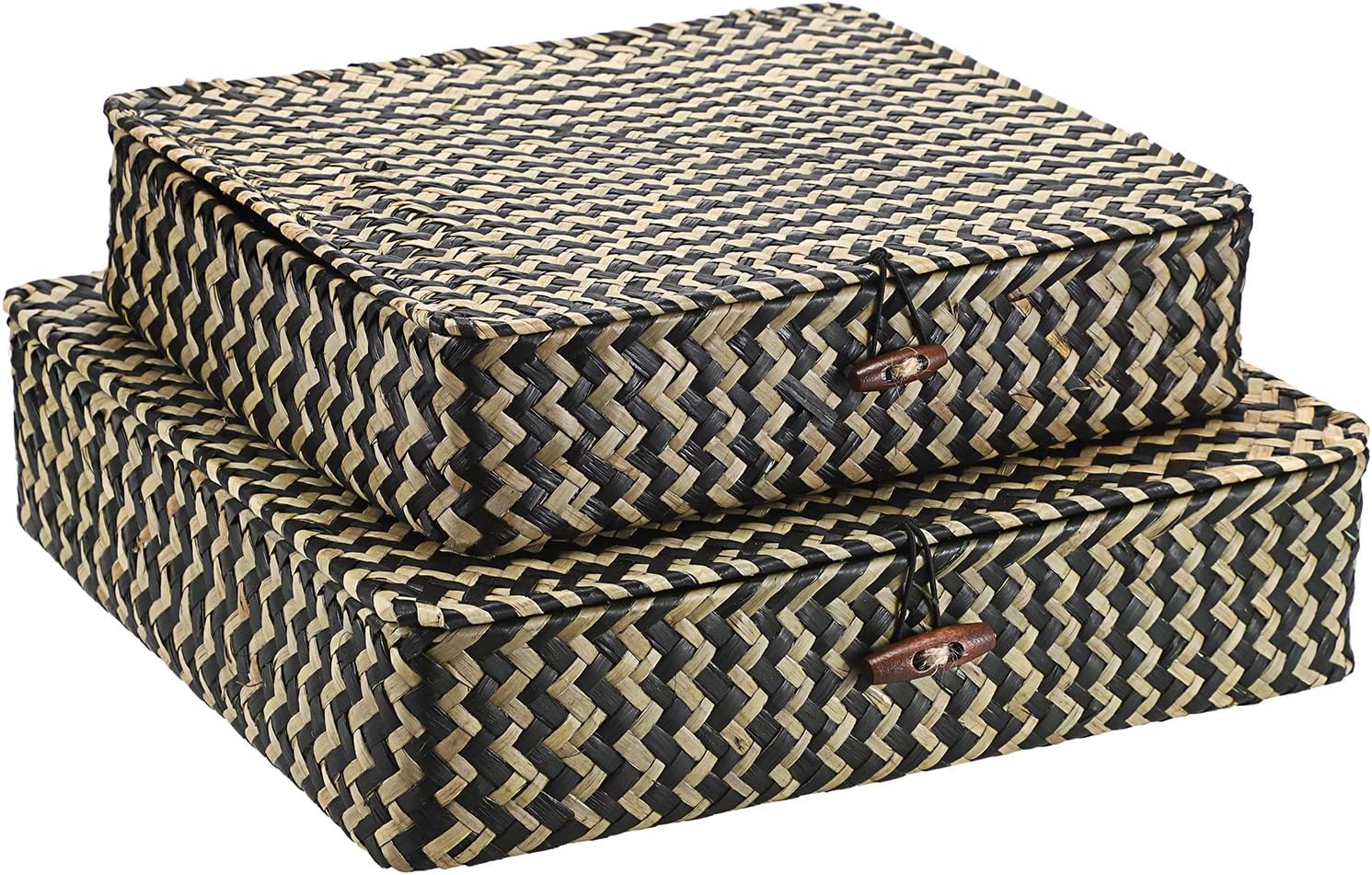 Woven Storage Basket / Small+large / Black