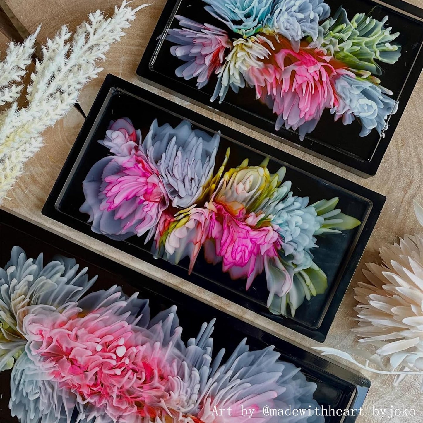 Durable Resin Tray Molds / Rectangle / Set of 3