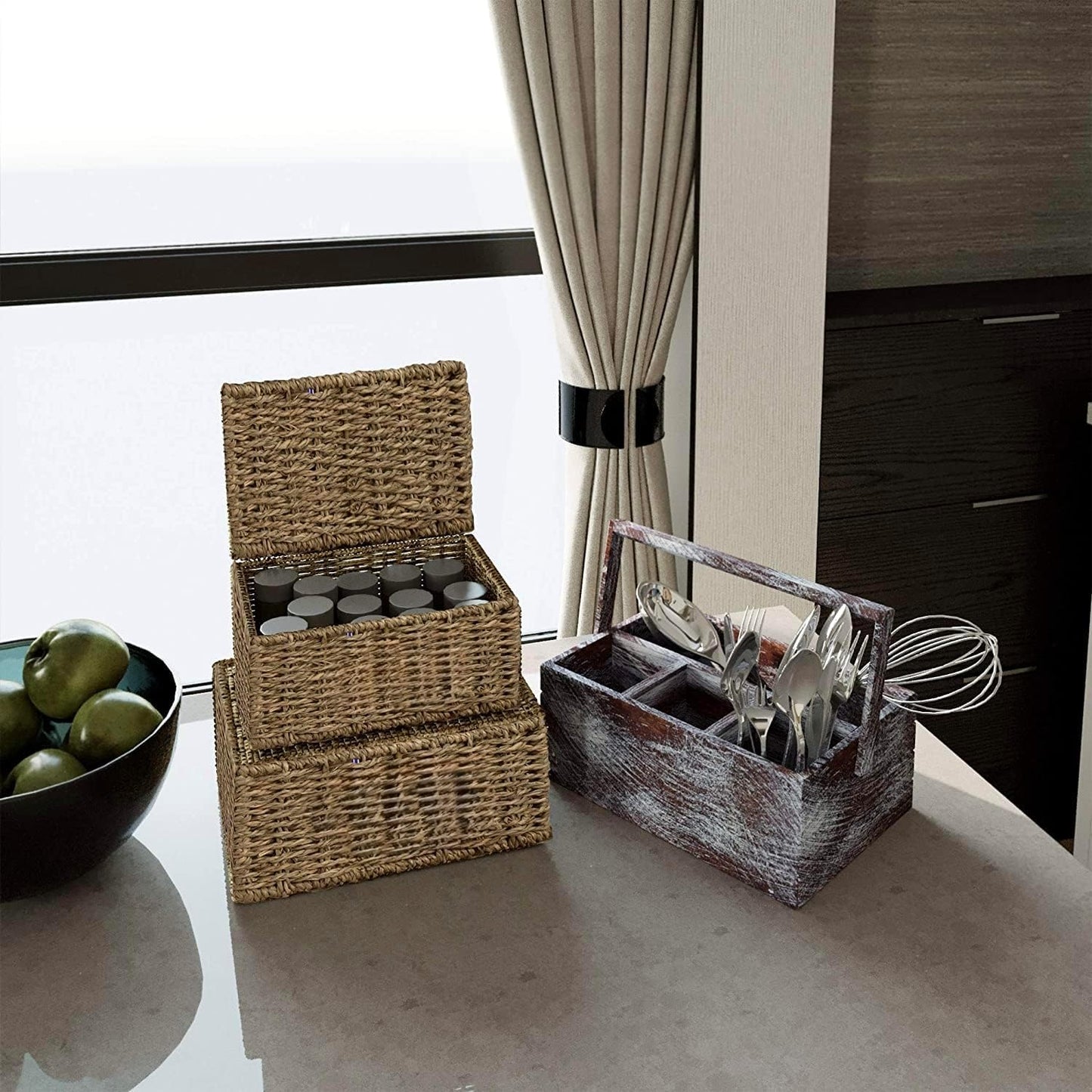 Seagrass Strorage Basket / Woven Gift Basket and Hamper
