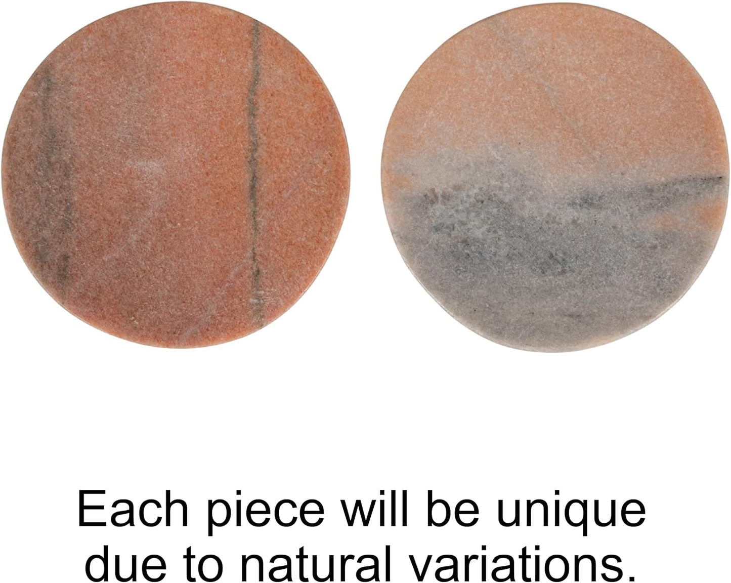 Marble Round Soapdish / Pink