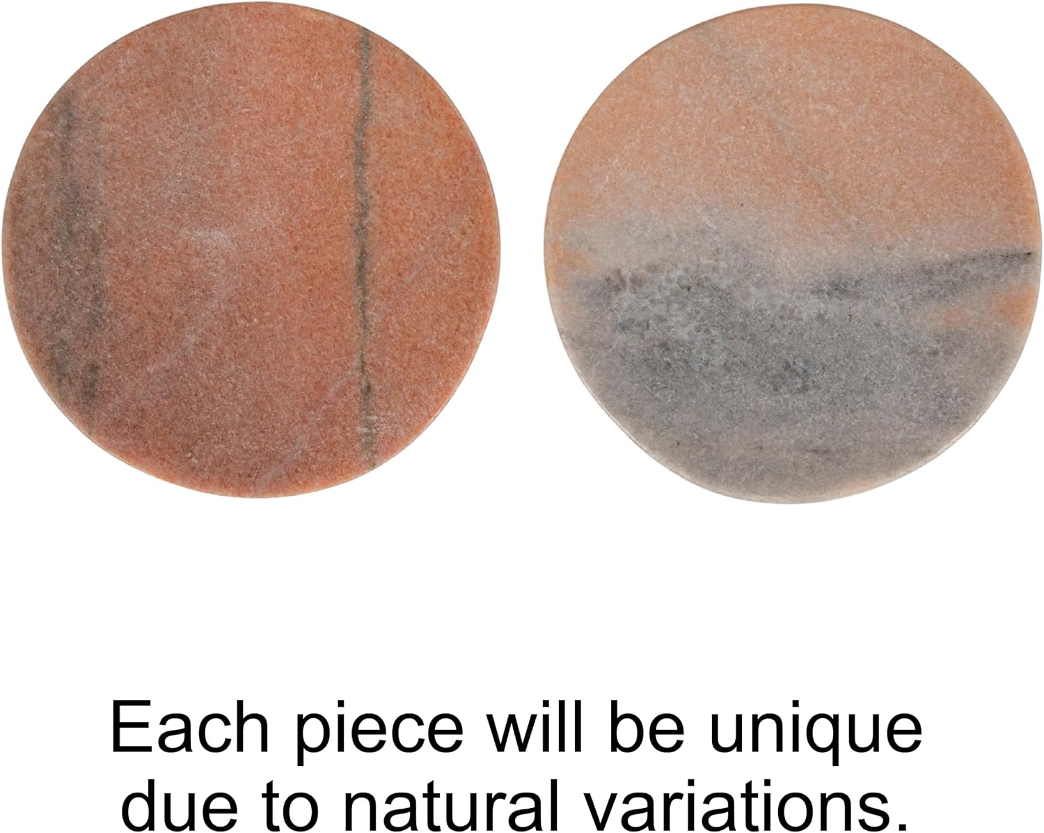 Marble Round Soapdish / Pink