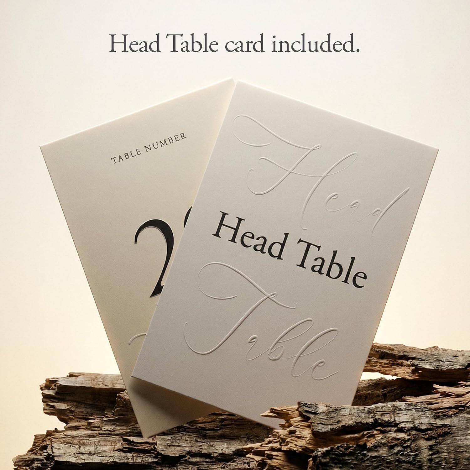 SIKO Wedding Table Numbers 1-30, Double-Sided 4x6 Inch Self-Standing Cards with Head Table Card, Black Gold Embossed