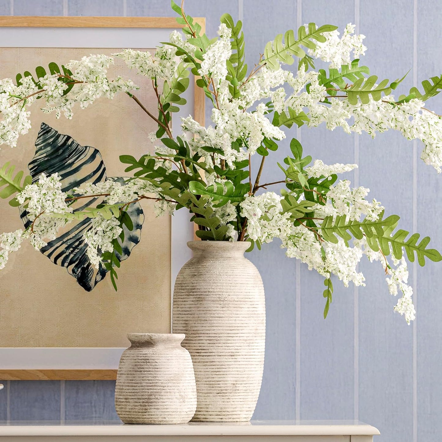 Ceramic Flower Vase / 12.5" - D