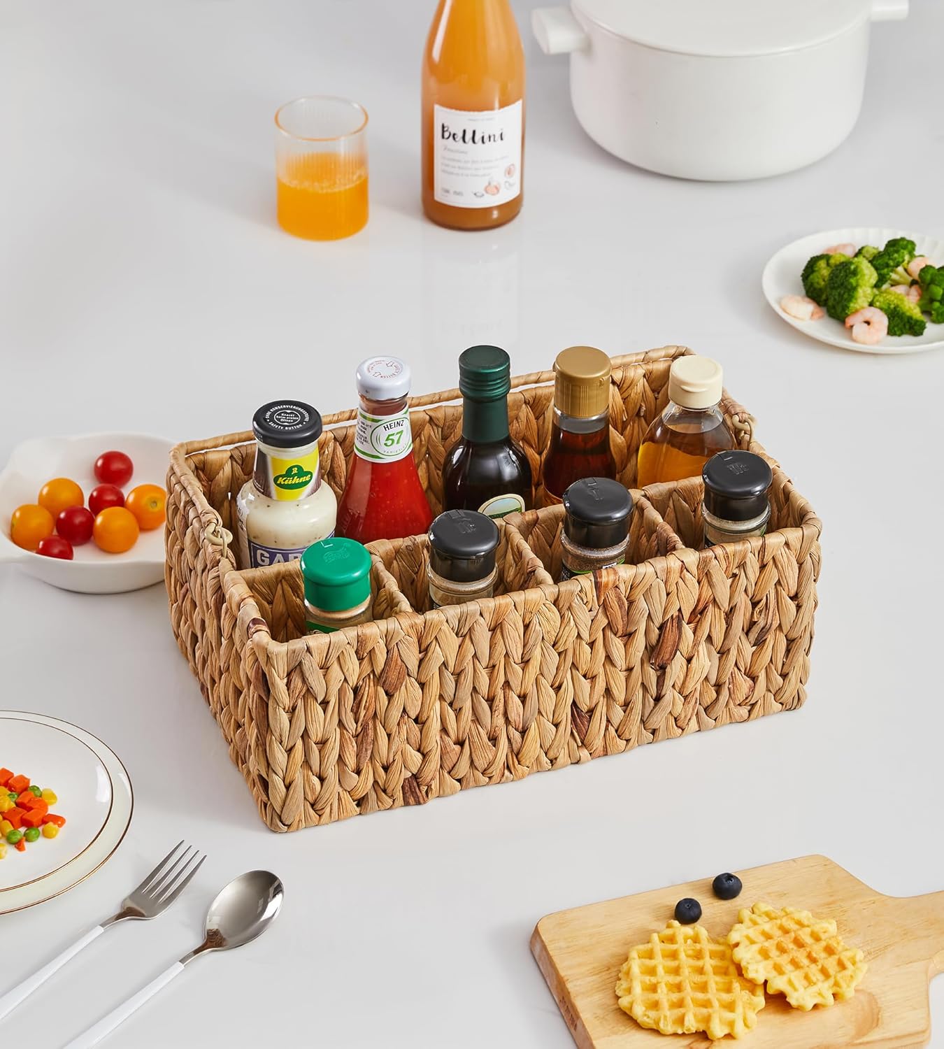 Utensil Basket / Cutlery Holder / Water Hyacinth