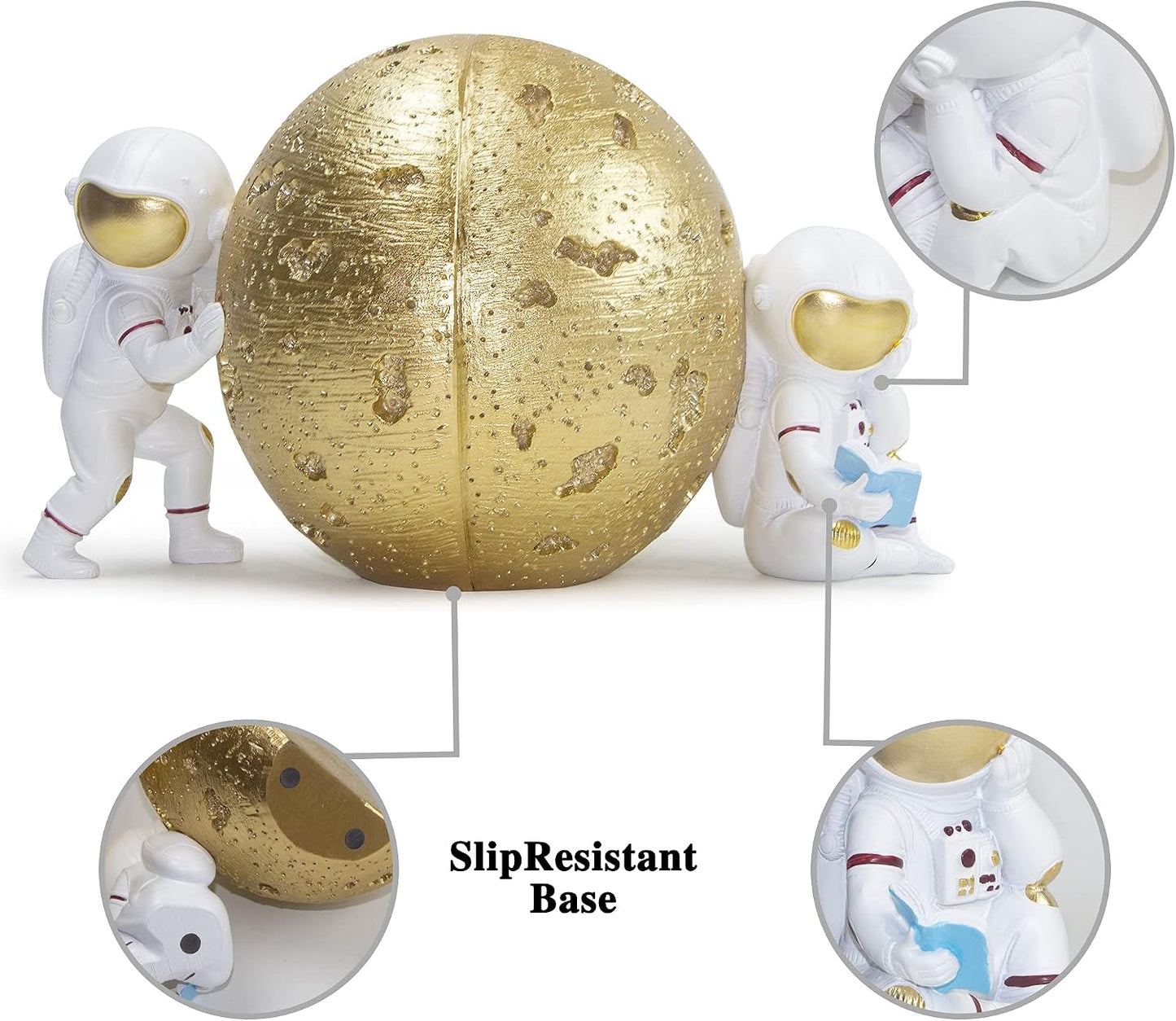 Moon Book Stoppers to Hold / Gold