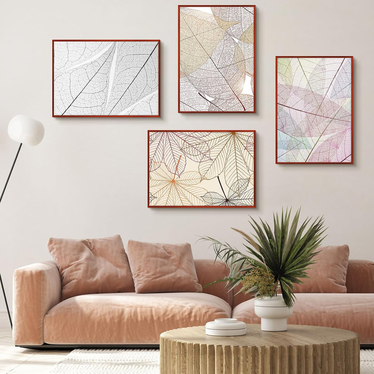 Golden State Art A2 Aluminum Poster Frame Acrylic Front Red | Metal Thin Frames for 16.5x23.4 Photo, Wall Hooks for