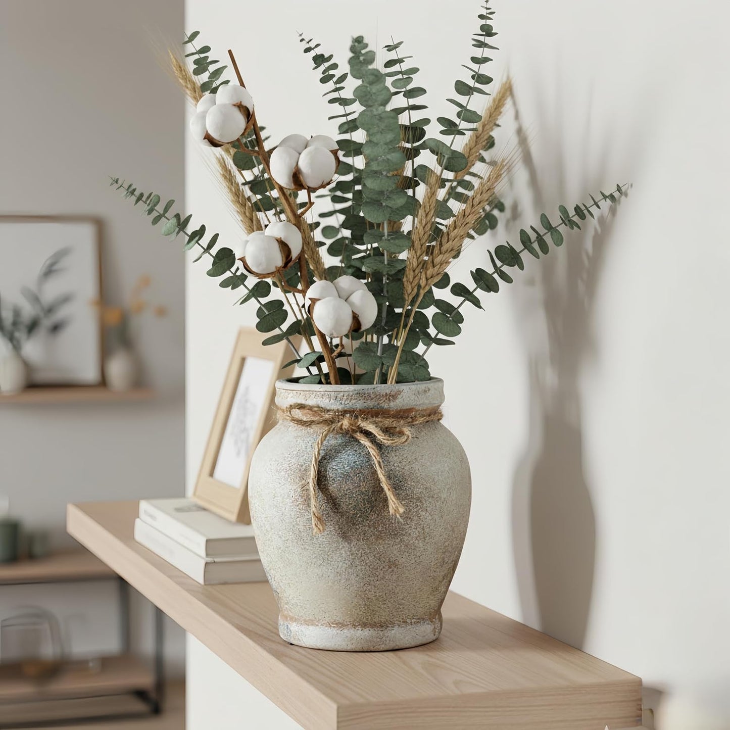 Rust Ceramic Vase / Rust Color / 6.5 Inch