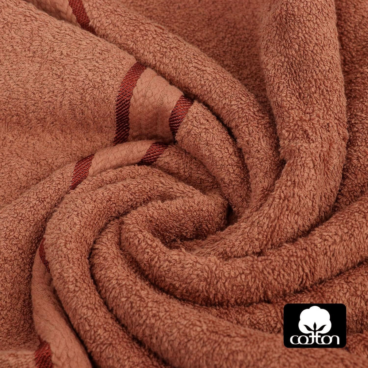 COTTON CRAFT Ultra Soft Bath Towels - 4 Pack 100% Cotton Large 30x54 inches | Oversized 580 GSM Absorbent Mocha Bath