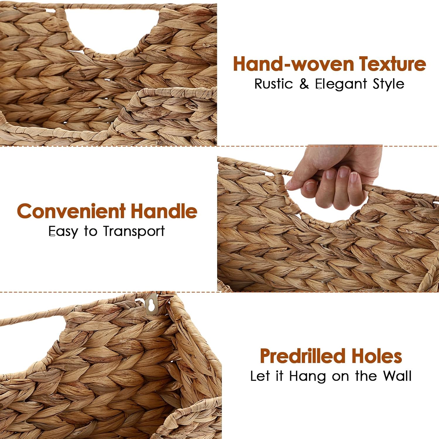 Woven Hanging Magazine Holder