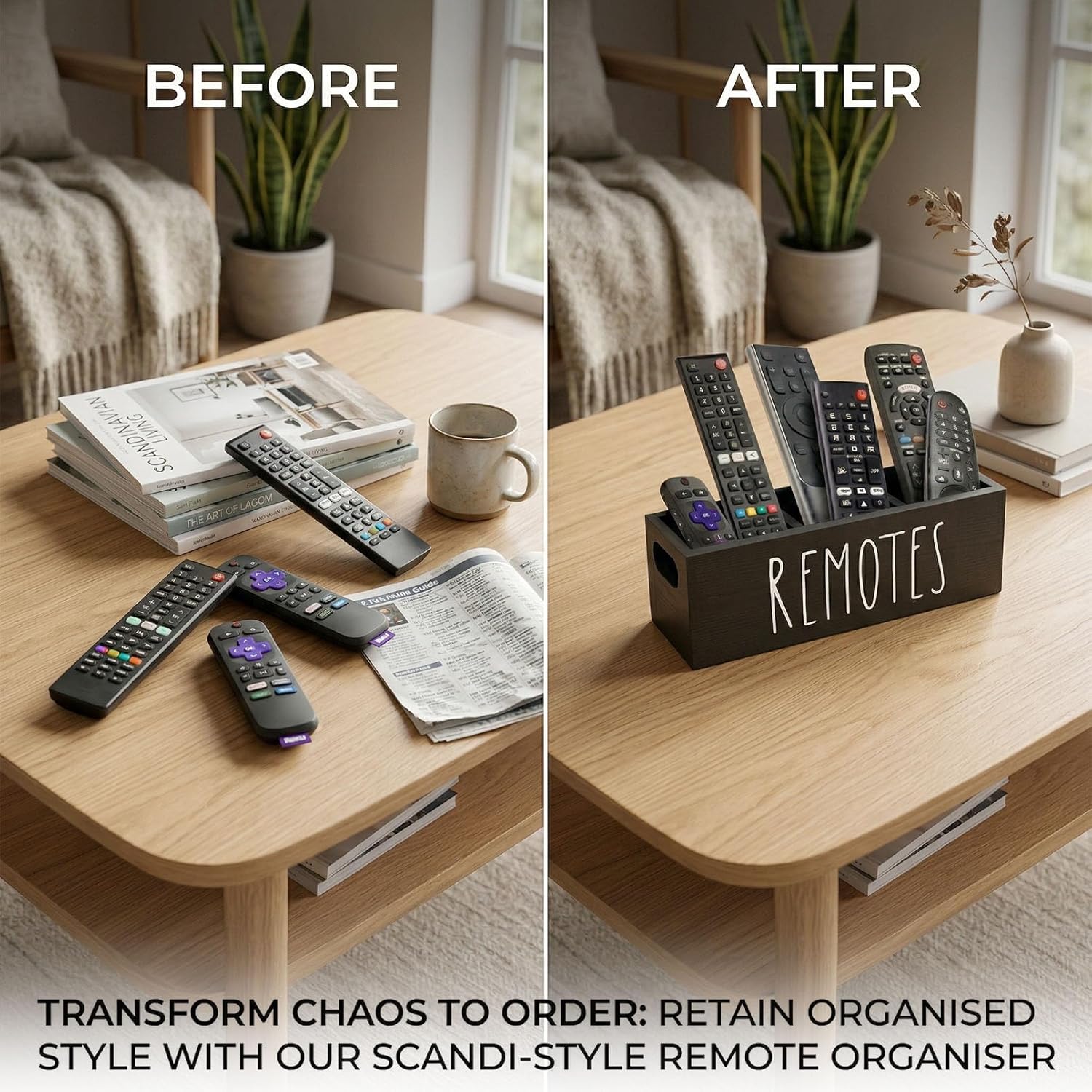 Remote Control Holder / Black