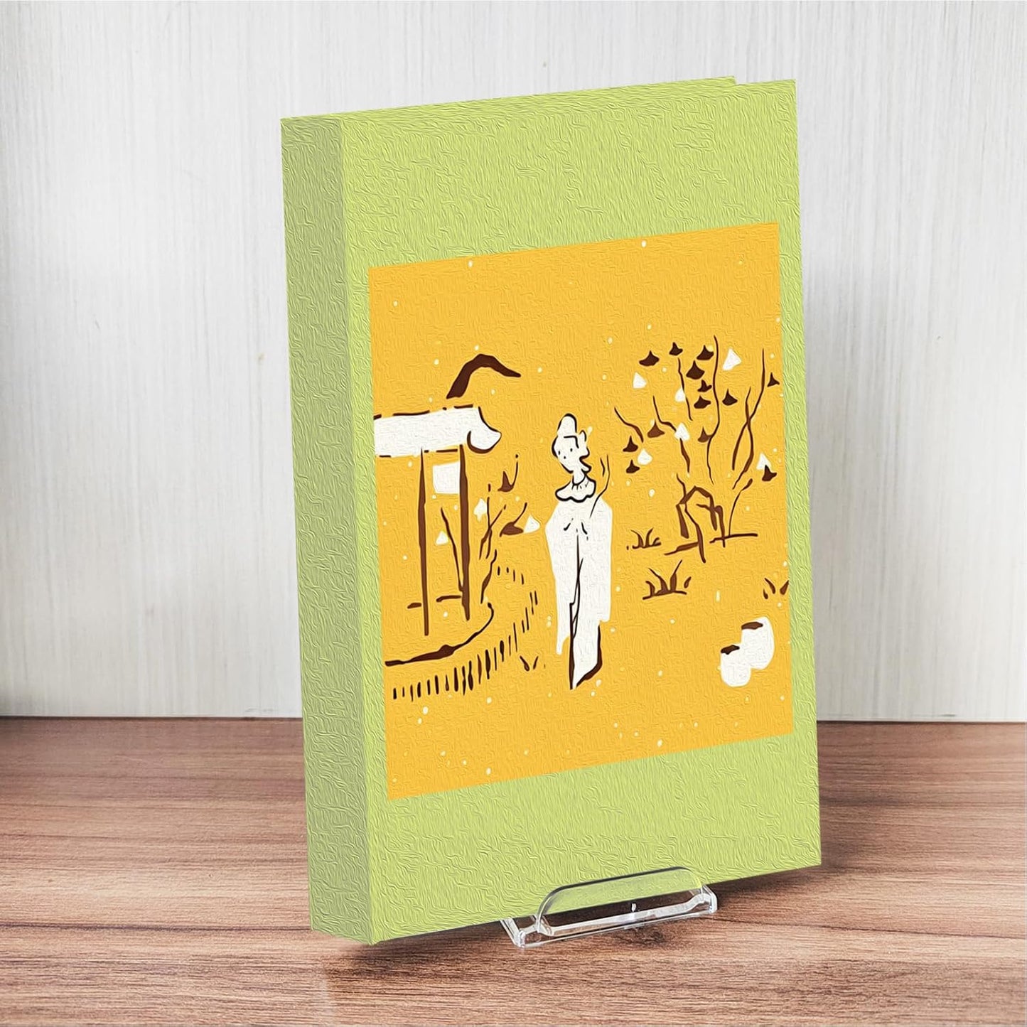 10 Packs Acrylic Book Stand for Display / Clear