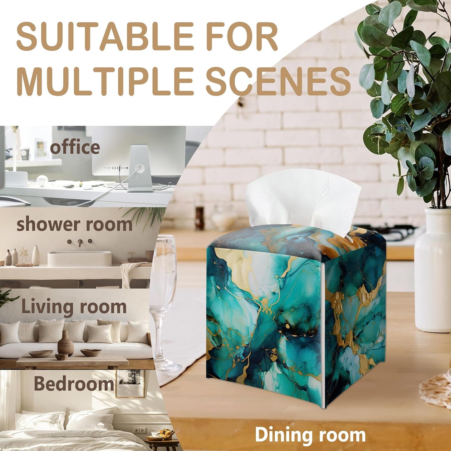 Tissue Box Holder Gifts / Teal
