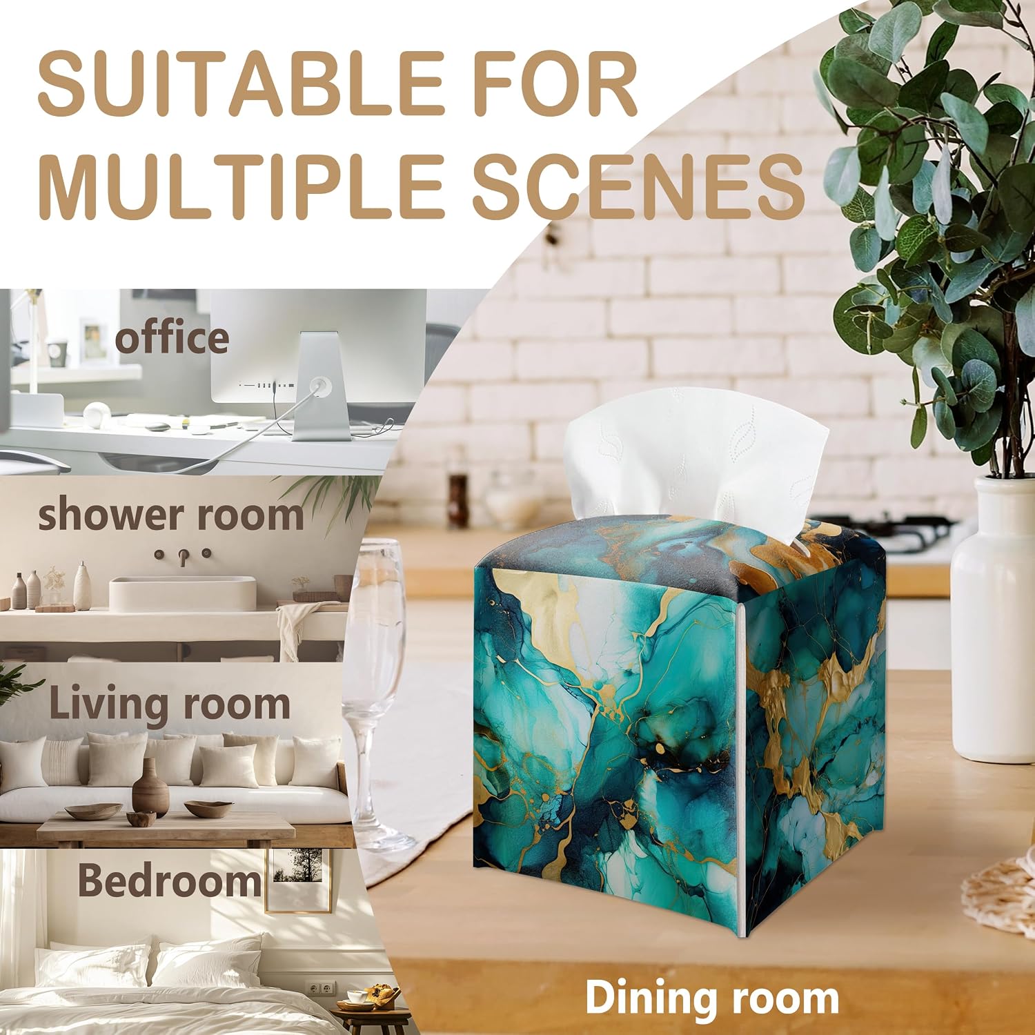 Tissue Box Holder Gifts / Teal