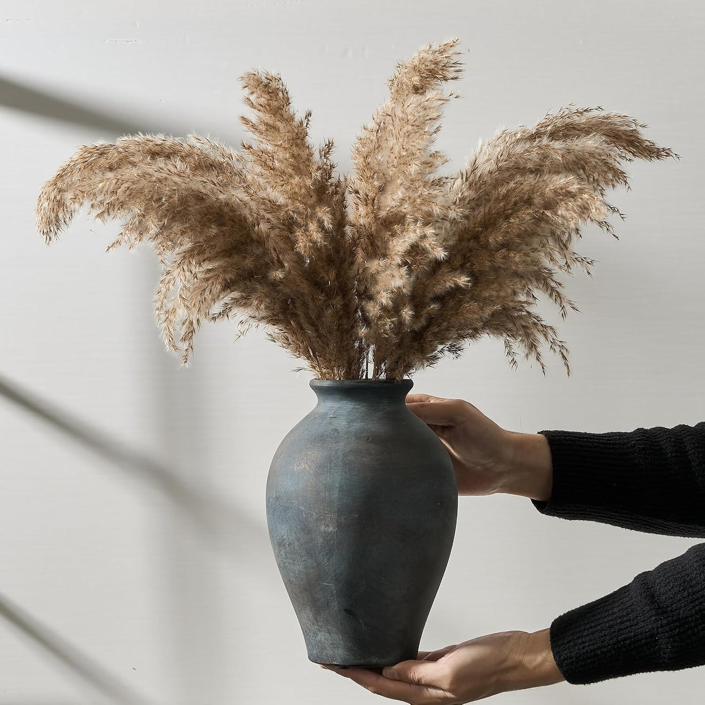 Ceramic Vintage Flower Vase / 1009-bronze / 9 Inch