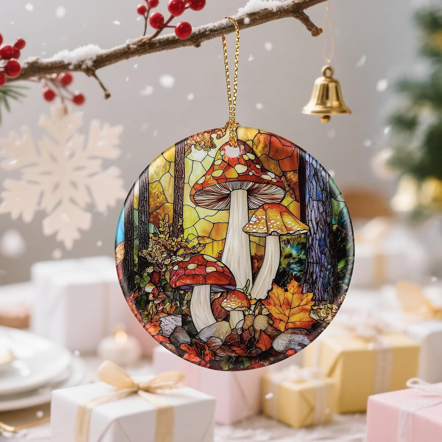 Christmas Tree Decor / Mushroom