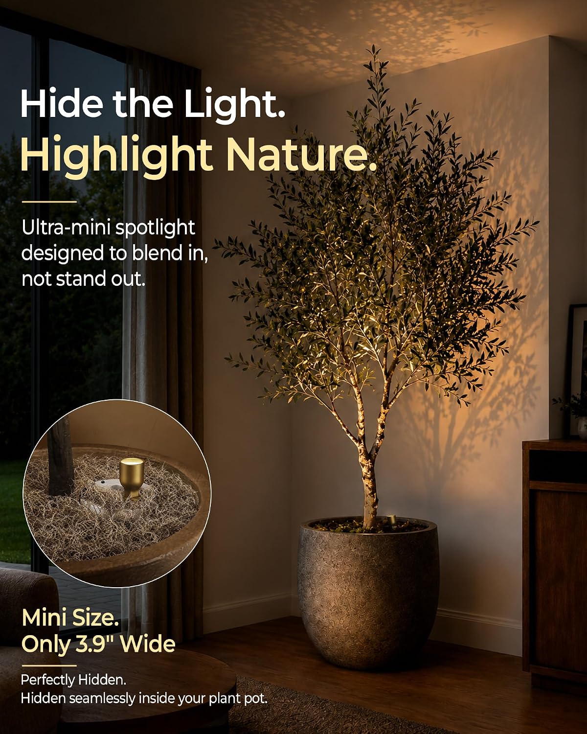 EZVALO 3-Pack Spotlight Indoor, Rechargeable Battery Picture Lights, Wireless Uplights with Remote, Dimmable, ⁠3 Color
