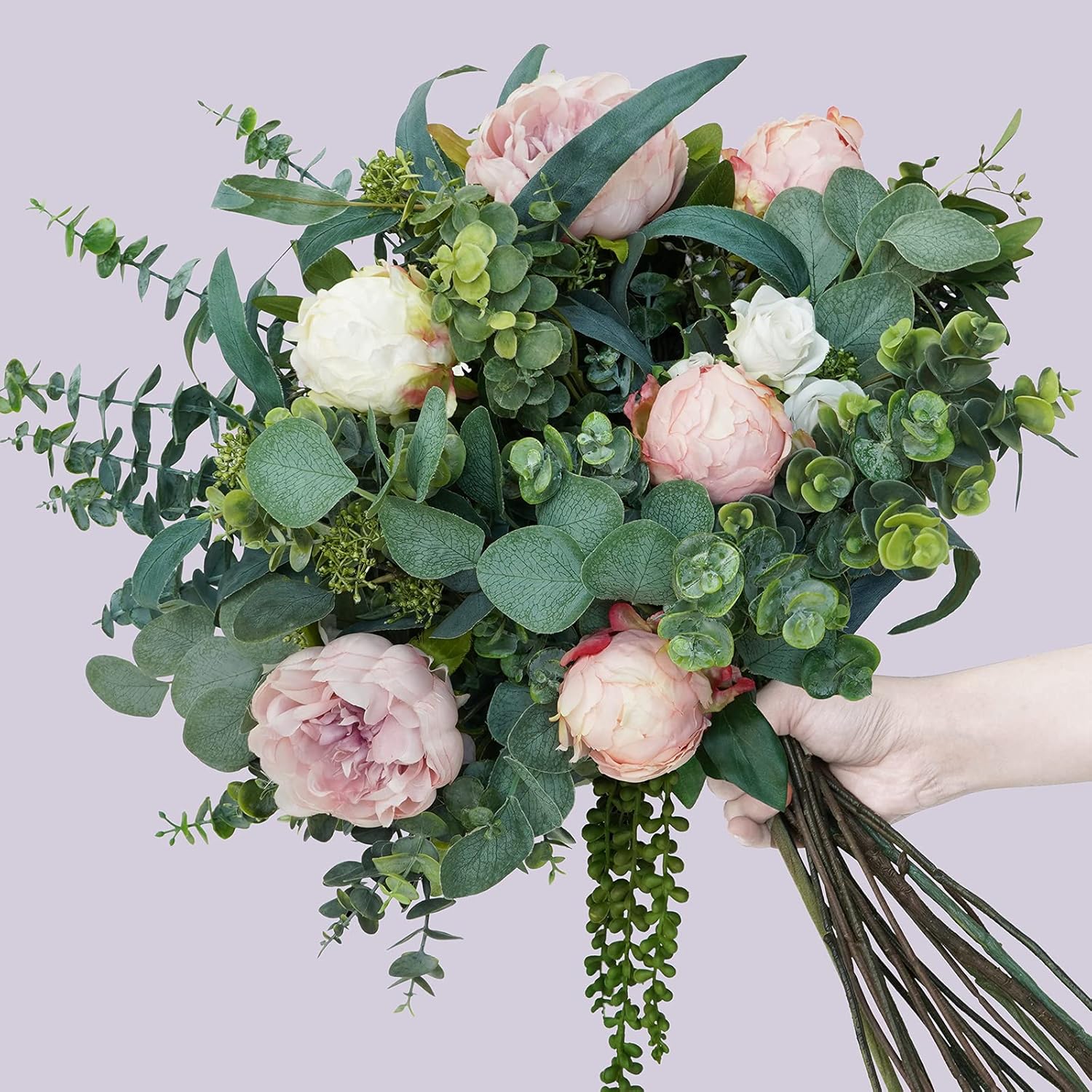 Seeds Stems and Spray for Vase Floral Wreath / White / Set of 20